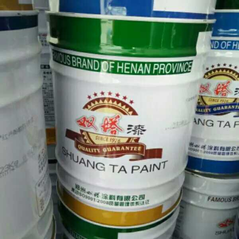 防锈漆双塔油漆中灰铁红葱绿红色醇酸栏杆漆钢结构调合和漆金属漆