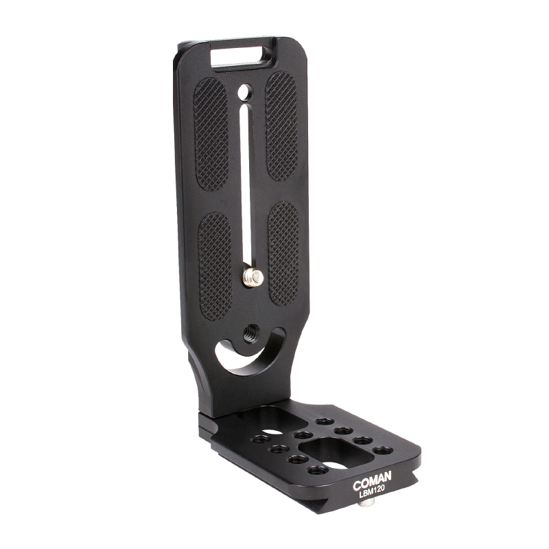 科漫(COMAN)L型豎拍板 快裝板通用大疆穩定器如影RS2智云VBS液壓云臺快裝板相機三腳架攝影攝像機豎拍板LBM120