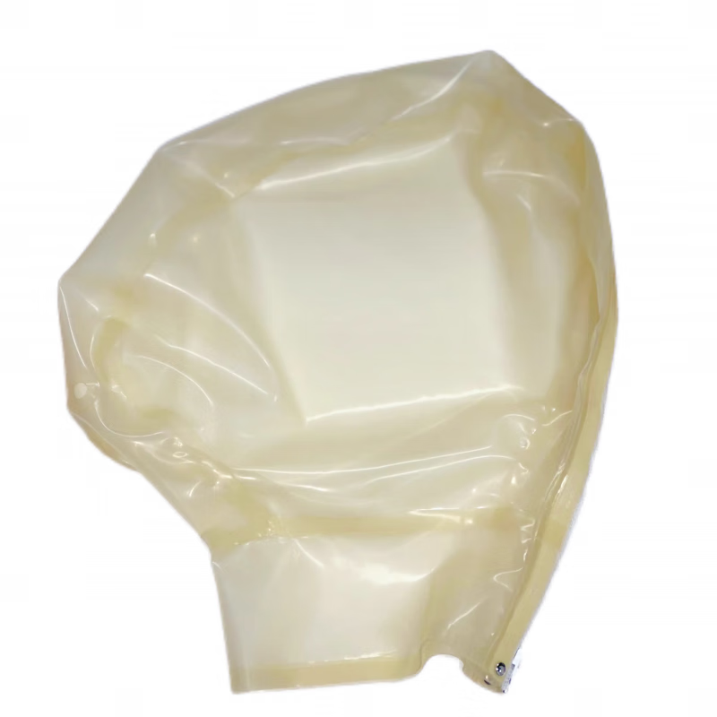 交悦万圣节cos乳胶头套窒息sm情趣呼吸面具cosplay面罩 latexmask透明