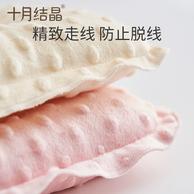 婴童枕芯-枕套十月结晶婴儿枕头定型防偏头初生婴儿枕头米黄使用感受,使用两个月反馈！