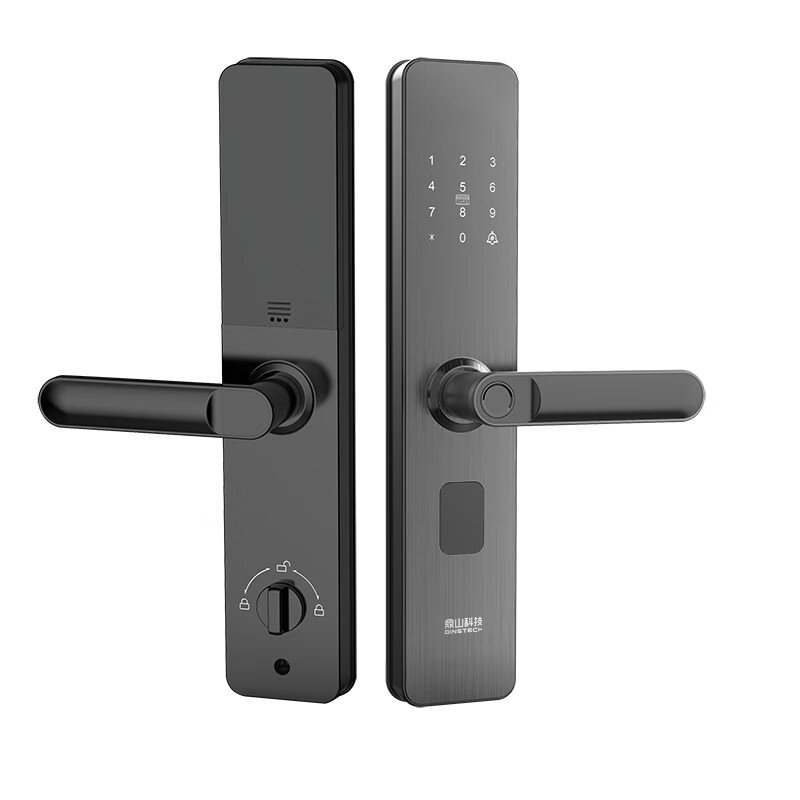 鼎山科技智能锁一握开指纹锁家用防盗门密码锁电子锁简约入户门锁DQ01 DQ01