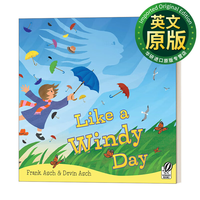 风 frank asch 儿童科学百科知识绘本图画书 英文原版 like a windy