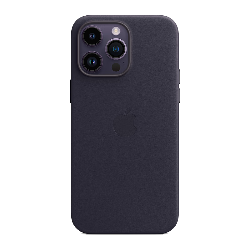 Apple iPhone 14 Pro Max 专用 MagSafe 皮革保护壳  iPhone保护套 手机壳 - 浓墨色100038394939