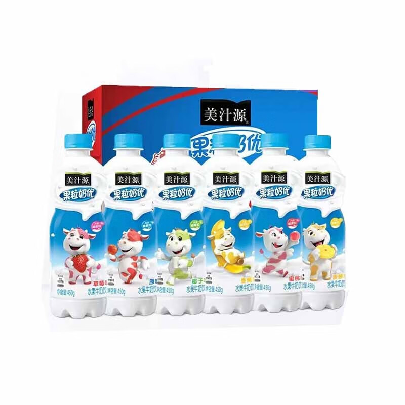 原味果粒奶优450ml*4瓶