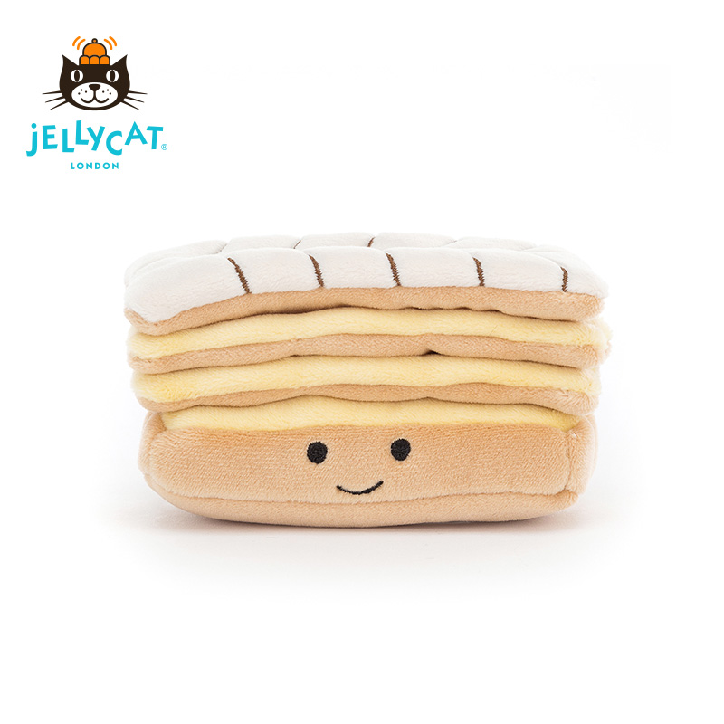 jELLYCAT 精致法式千层酥 可爱公仔毛绒玩具安睡小玩偶生日礼物 精致法式千层酥 H6 X W9 CM怎么看?