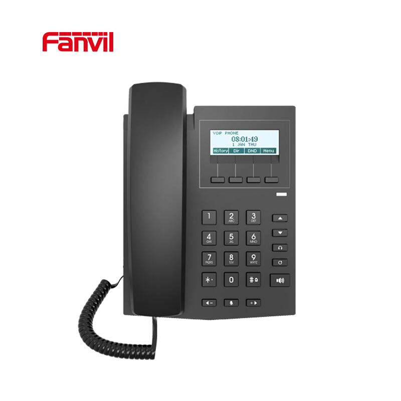 Fanvil方位X1网络电话机 SIP电话机 VIOP话机 IP话机座机商务办公 IPPBX电话机 X1 网络IP电话 2条线路