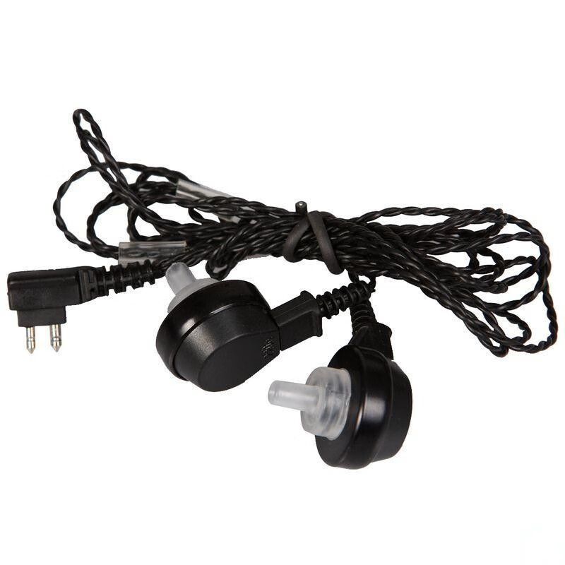 健悠悠 助听器双耳机线与2包耳塞耳机线导线助听器双耳线原装配件 双耳线+6个耳塞