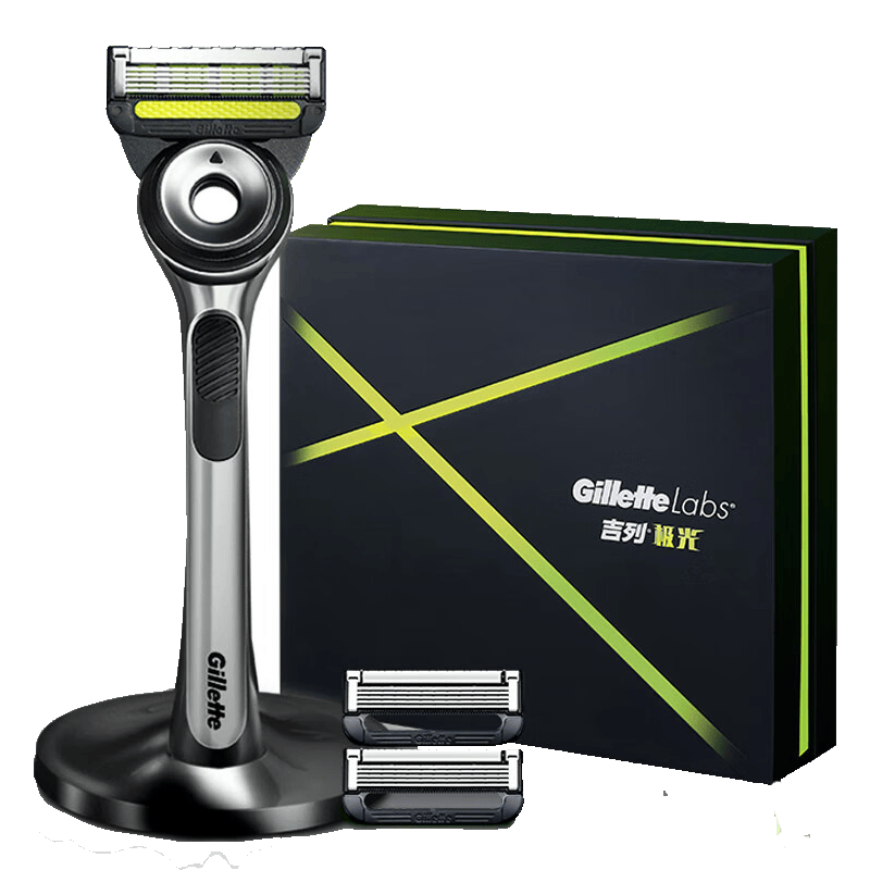 京东百亿补贴:Gillette 吉列 极光手动剃须刀 1刀架+3刀头+1底座_吉列历史价格查询-慢慢买比价网