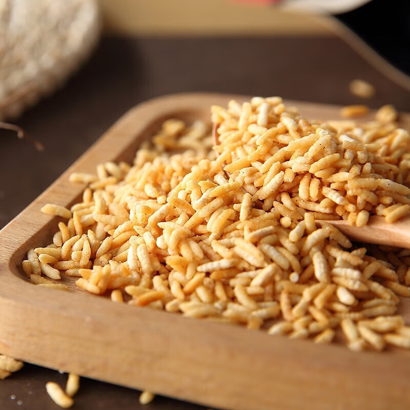 味滋源休闲零食追剧宅家小点心 每日坚果炒货干果 多口味干货小吃 炒米120g*2袋 2份