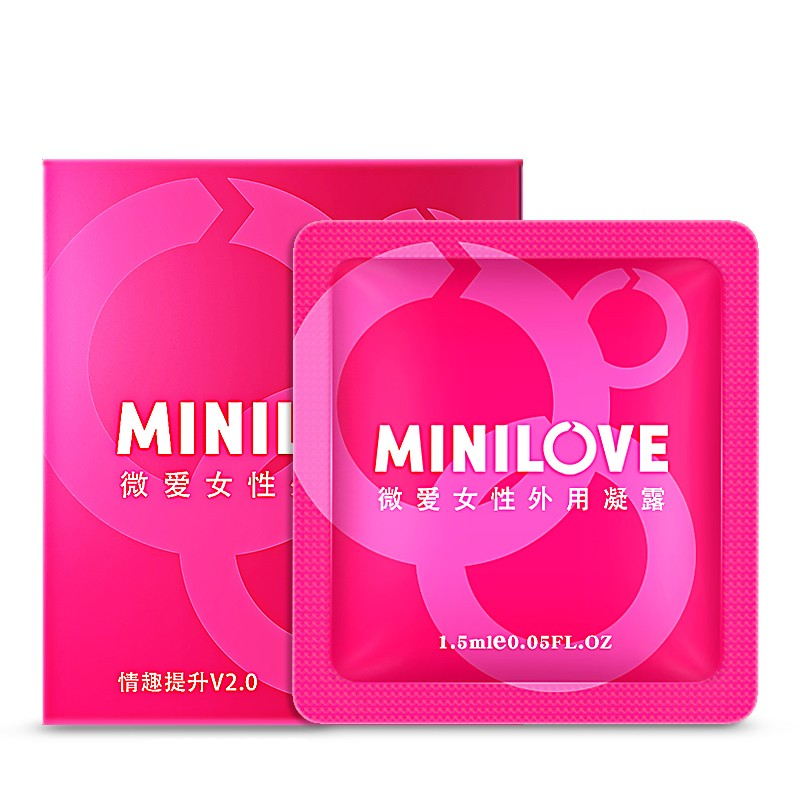 minilove微爱 男用延时湿巾女用快感凝胶 成人情趣用品 女士快感凝露