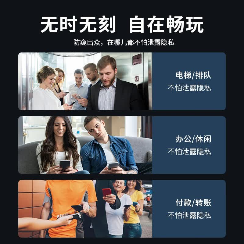 0度适用苹果14Pro钢化膜iPhone14ProMax手机膜iPhone14Pro防窥防摔磨砂抗指纹保护贴膜 iPhone14ProMax-6.7英寸(新)  防窥护眼版-AG防眩
