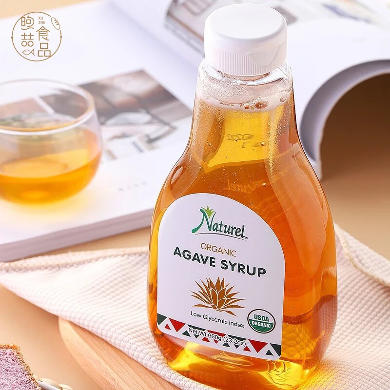 安小离墨西哥naturel龙舌兰agave syrup低gi代糖素食无麸质龙舌兰糖浆