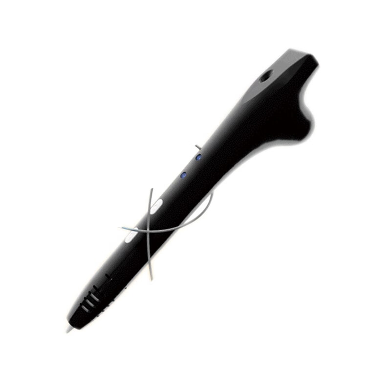 3d打印笔不烫手三d立体儿童画笔马良神i笔3b涂鸦笔网红充电3d笔 黑色