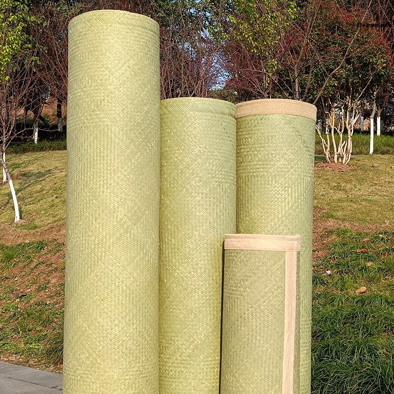 四川竹编凉席竹手编凉席四川传统纯手工竹凉席竹老式篾席儿时定 头青