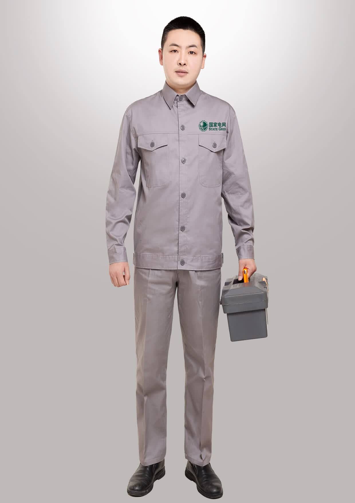 呢好酷南方电网工作服套装夏季全棉薄款上衣电力工作服纯棉电焊劳保服