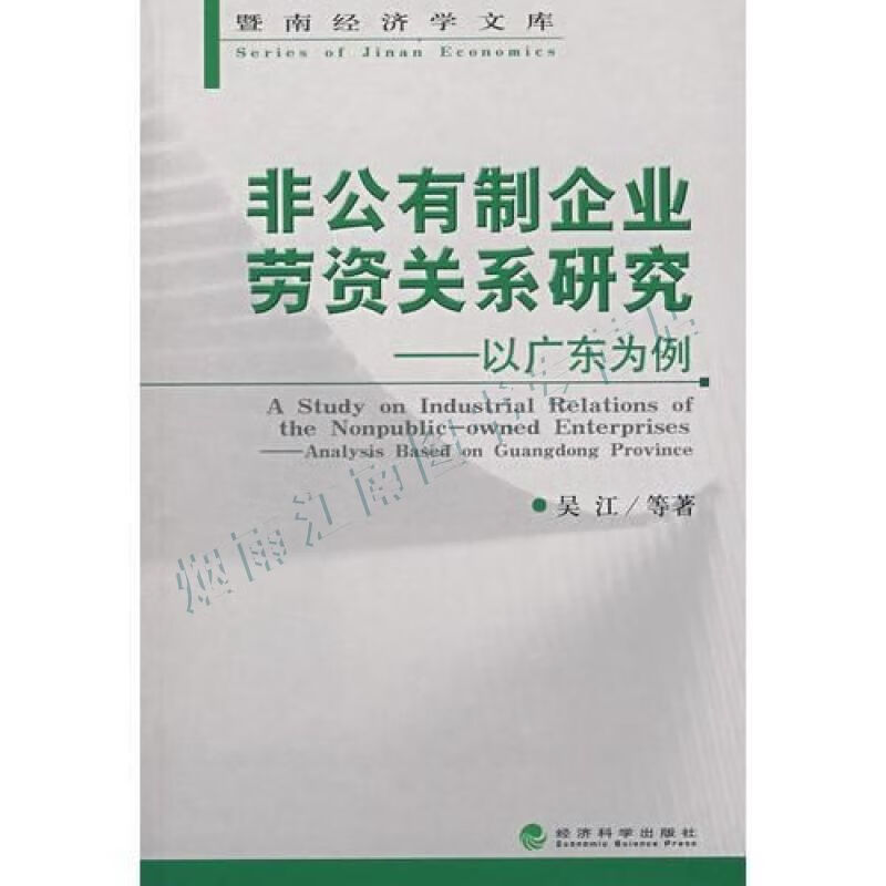 非公有制企业劳资关系研究&mdash;&mdash;以广东为例【上新】