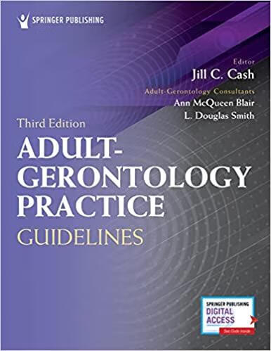预订 adult-gerontology practice guidelines