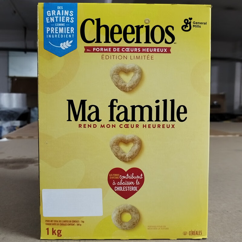 eoagx美国cheerios通用麦圈家乐氏五彩彩色果味燕麦谷物燕麦片早餐