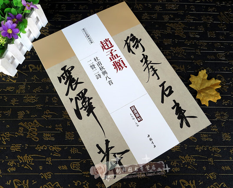 【满2件减2元】赵孟頫杜甫秋兴八首二赞二诗历代名家碑帖经典超清原帖繁体旁注行书毛笔临摹字帖中国书店