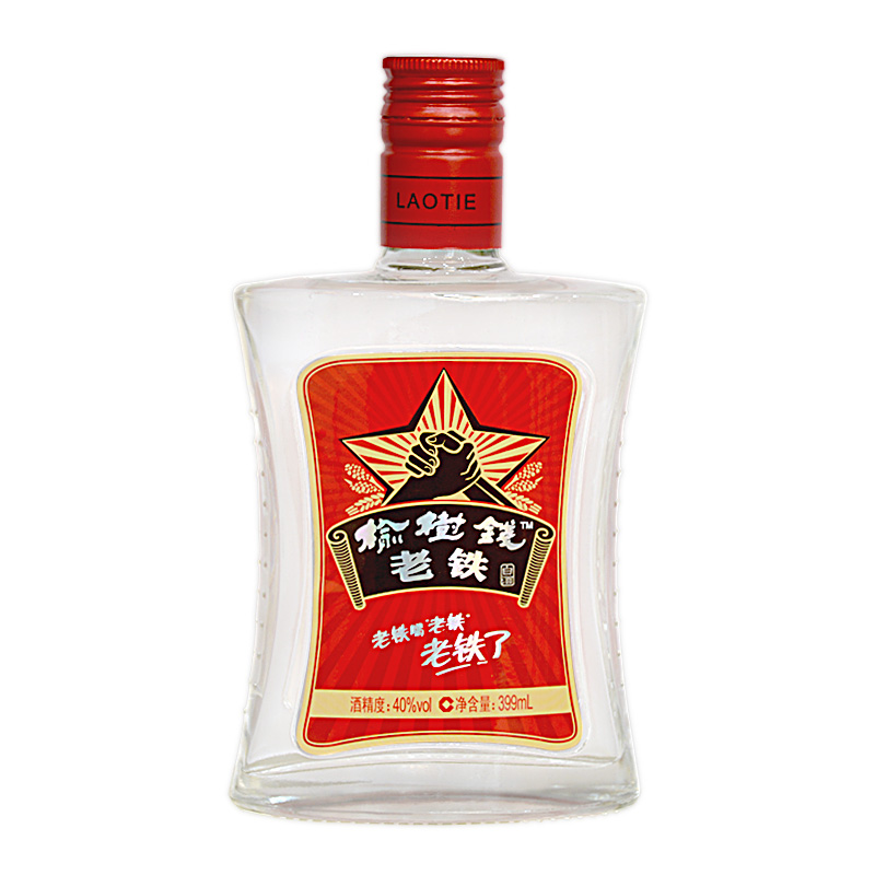 榆树钱酒 老铁 40度东北吉林粮食酒大众消费型 40度1瓶399ml