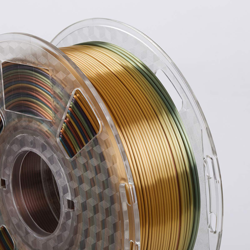 3d打印机耗材 丝绸pla彩虹 渐变3d打印材料 一盘多色 1.