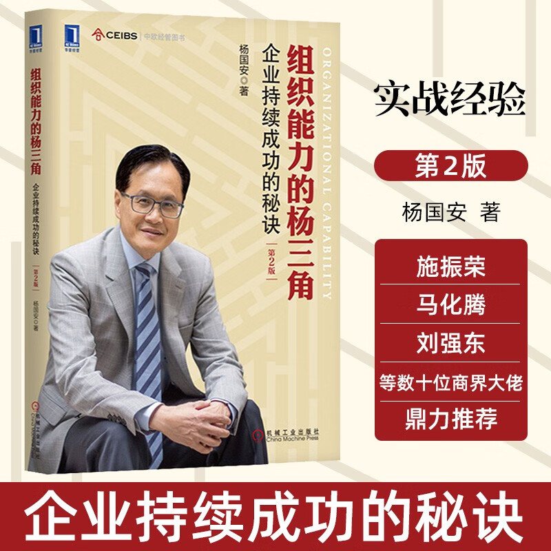 组织能力的杨三角 企业持续成功的秘诀第二版 杨国安 管理学 公司企业