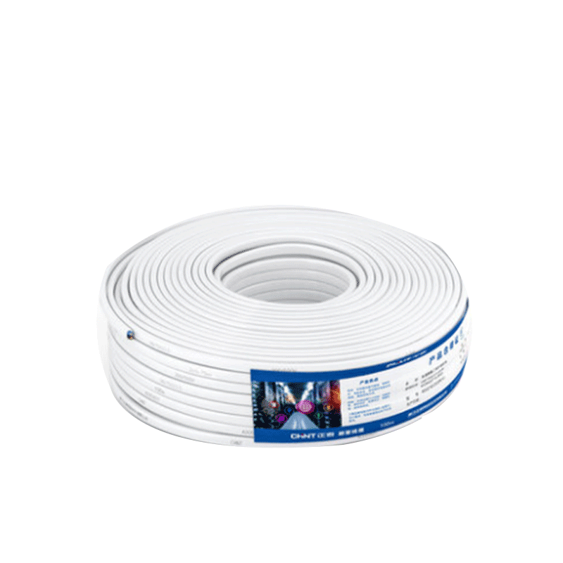 正泰（CHNT）电线电缆国标铜芯RVV-3芯2.5平方电源线双芯护套软线100米白色