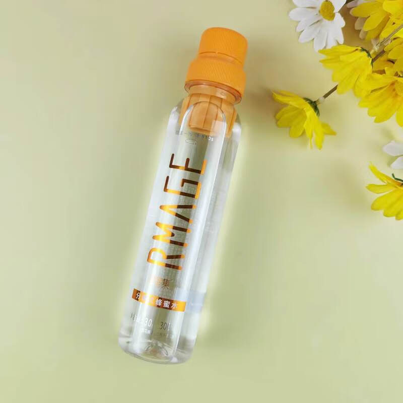 蜂蜜水300ml纯净水+蜂蜜现调蜜饮山泉水百花枣花蜜 百花蜂蜜300mlX4瓶分离式蜂蜜水