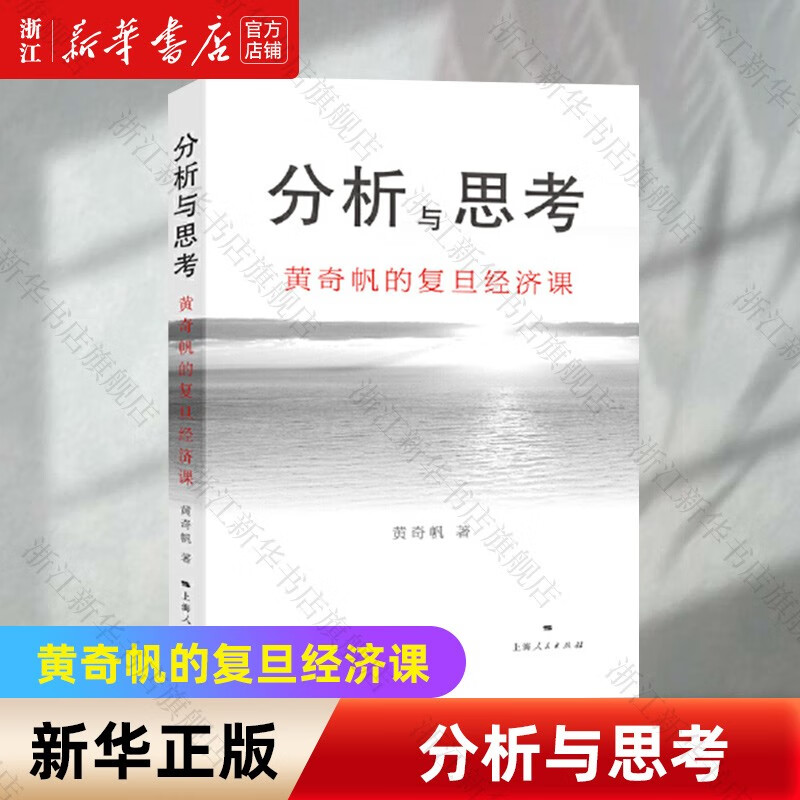 分析与思考 黄奇帆的复旦经济课  一部解读中国经济的著作：从资本市场到货币制度，从房地产开发到对外开放  上海人民出版社