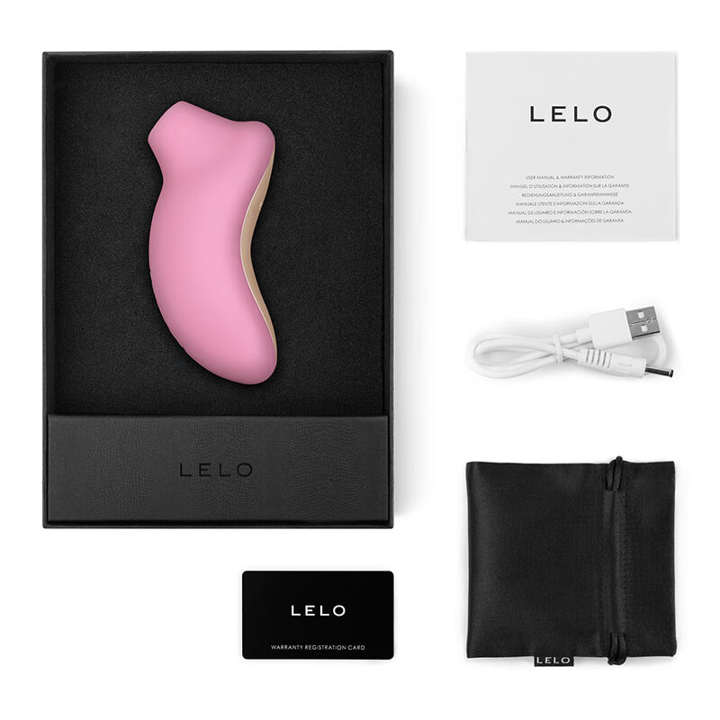 LELO SONA索娜跳蛋女用自慰器无线震动吮吸电动情趣用品成人用品女用 【声波吮吸】SONA 标准版-胭脂粉