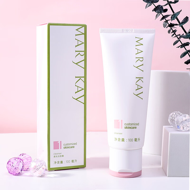玫琳凯(mary kay)专柜洗面奶柔性洁乳1号补水保湿清洁毛孔店 毛孔店
