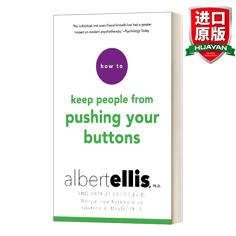 How to Keep People from Pushing Your Buttons 英文原版 如何避免别人触怒你 英文版 进口英语原版书籍