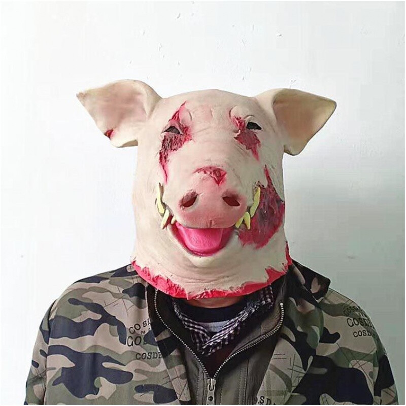 69单身狗头套 万圣节神烦狗宠物狗面具黄狗头套面具忠犬八公狗头