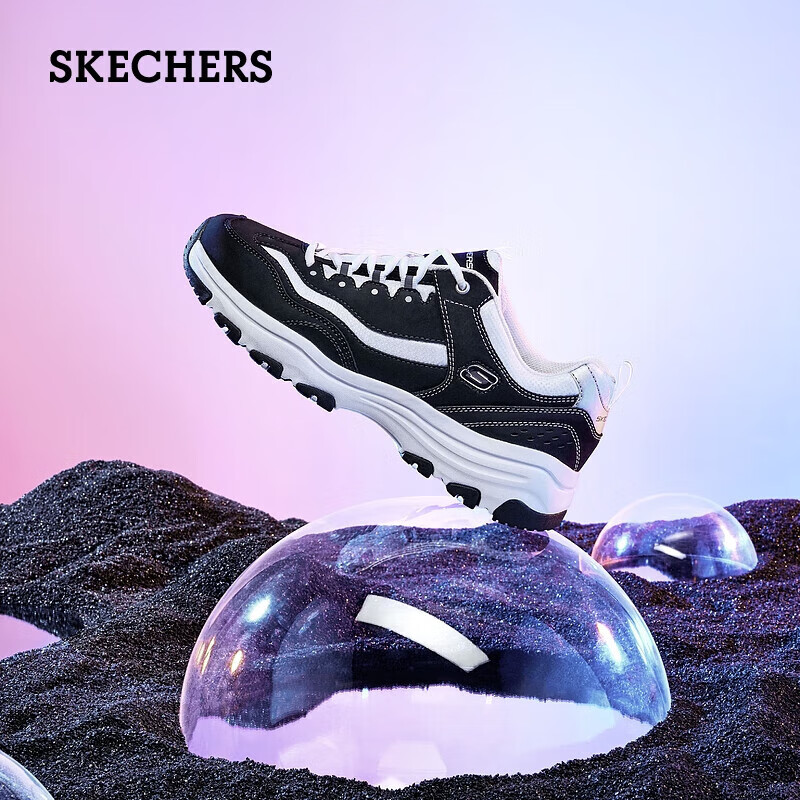 斯凯奇（Skechers）奥利奥熊猫鞋男鞋时尚经典复古老爹鞋百搭出街运动休闲鞋8790091