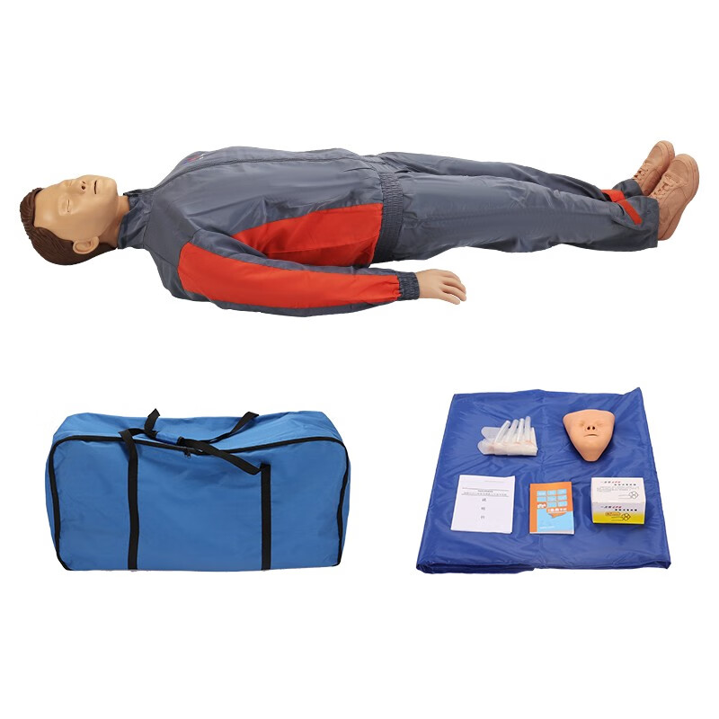 medicine)cpr200s新型全身心肺复苏训练模拟人胸外心脏按压急救假人