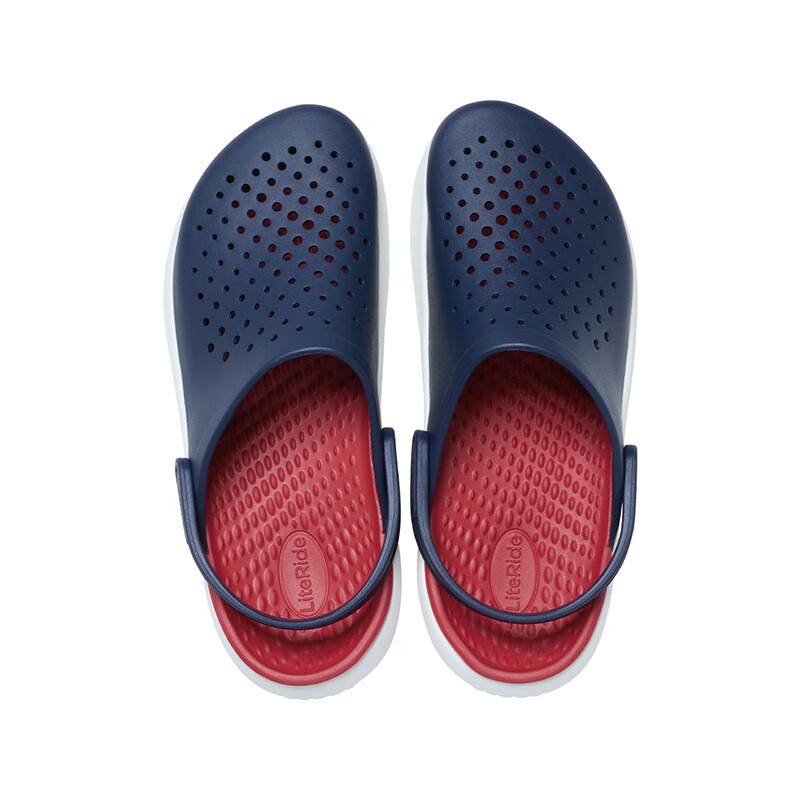 卡骆驰(CROCS)舒乐洞洞鞋沙滩鞋男鞋包头女鞋拖鞋|209964 深蓝色-410 41 /42(260mm)