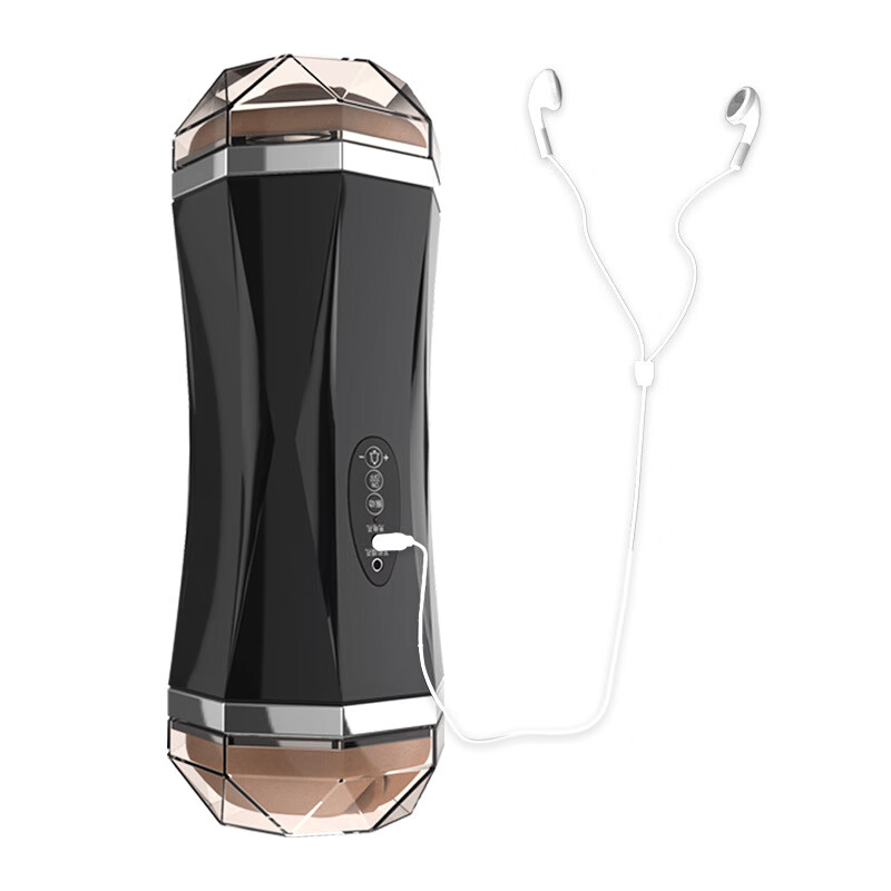 久爱飞机杯男用自动双头霸震动名器倒模嘴阴自慰器情趣性用品 LU霸黑色手动