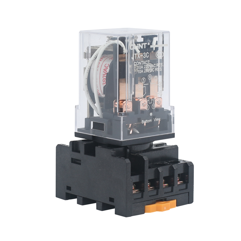 正泰(chnt)jtx-3c-ac24v 小型继电器大功率电磁继电器 11脚 ac24v