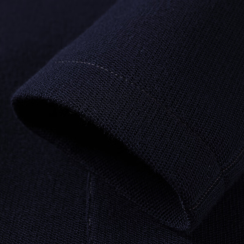 MAYOR男装 秋冬DONDI羊毛混纺深蓝轻便舒适针织休闲西服 深蓝色 180A (180/100A)