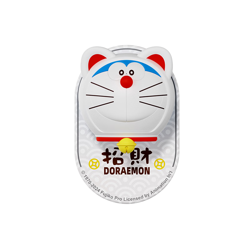 ROCK哆啦A夢手機指環(huán)扣磁吸氣囊手機支架magsafe引磁環(huán)桌面手機架硅膠小巧便攜穩(wěn)固支撐可伸縮招財貓