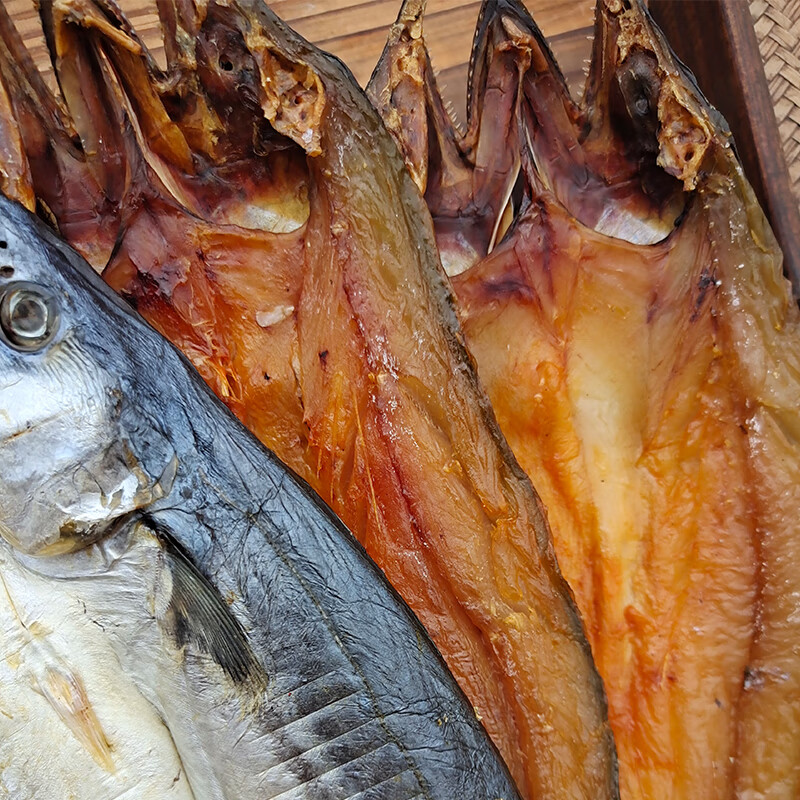 淡晒鲅鱼干货青岛甜晒鲅鱼风干鱼干不咸燕尾马鲛鱼山东特产 淡晒-4条