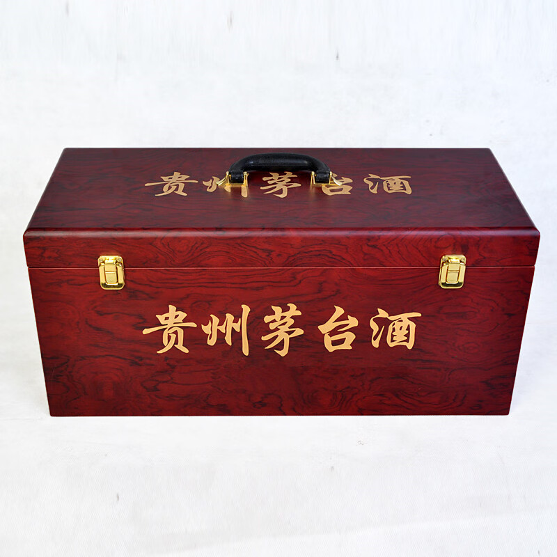千惠侬ins抖音同款白酒木盒酒盒包装酒盒生肖飞天酒 十瓶飞天红木酒盒
