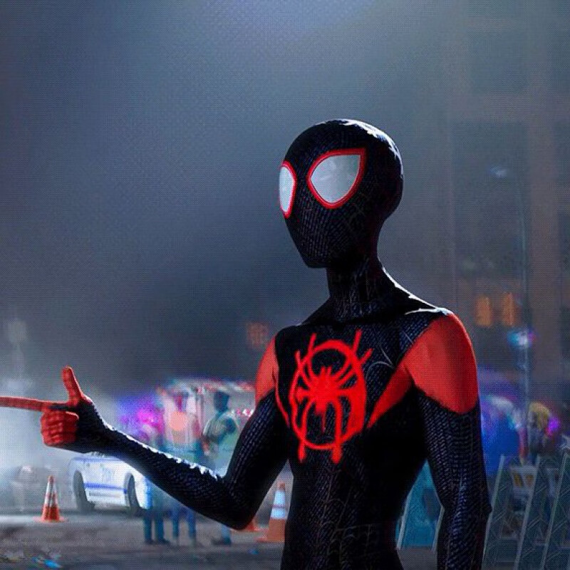 脘铼蜘蛛侠战衣周边紧身衣服小黑蛛cos服pay动漫儿童服装平行宇宙
