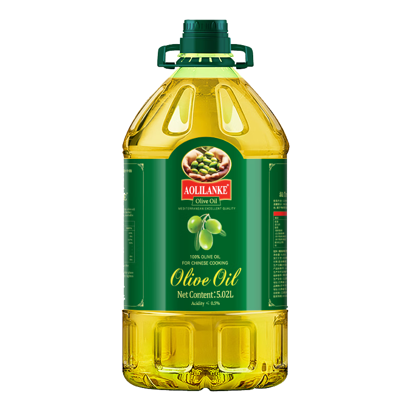 历农纯正橄榄油5.02L 压榨食用油 低健身脂减餐含特级初榨橄榄油