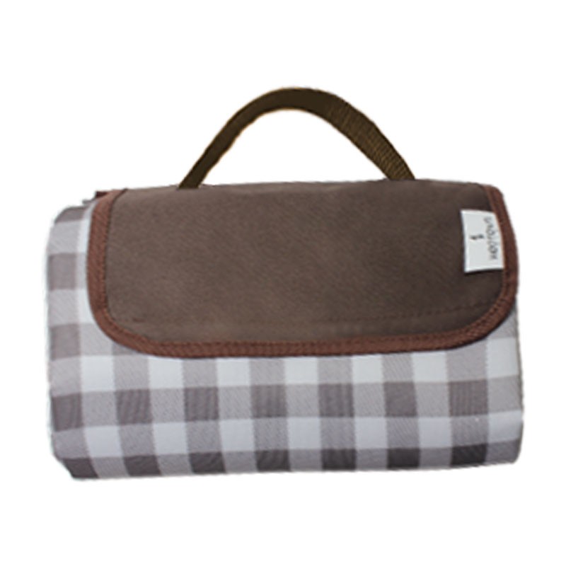 何大屋（Hodtown） 野餐垫子防潮垫户外便携超轻野餐防水加厚垫超大公园出游旅游玩 咖啡格HDW1810标准195*200cm