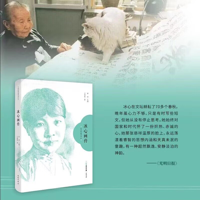 冰心画传 女作家画传书丛 人物传记 王炳根著 花城出版社正版书籍