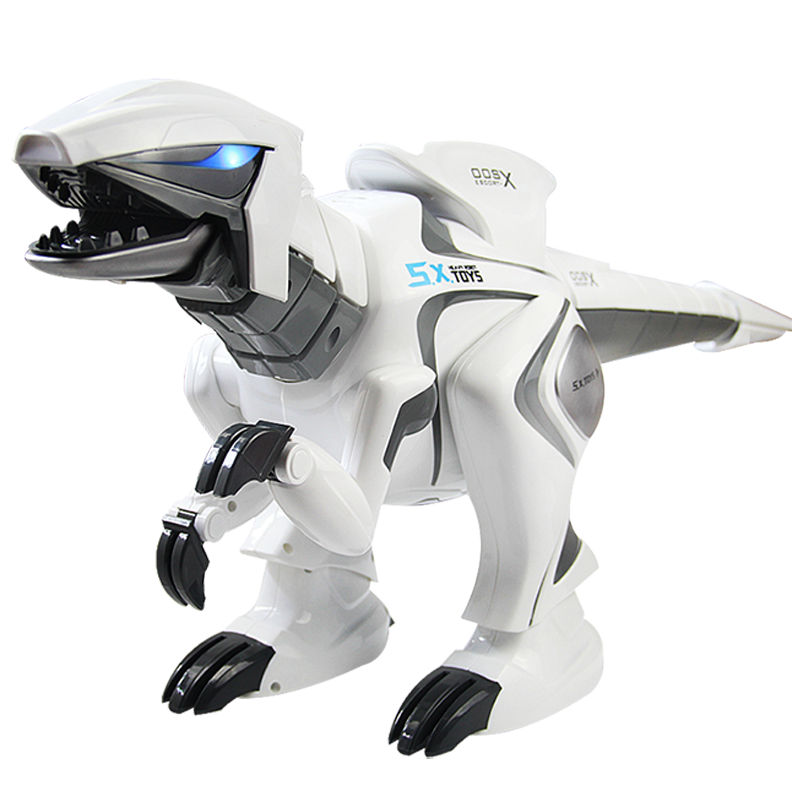 胜雄（S.X.TOYS）智能遥控恐龙玩具儿童电动霸王龙会走跳舞动物六一儿童生日礼物 卡罗智能恐龙  充电款