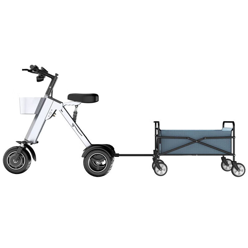 威尔杰迪新款多功能旅游休闲小型智能折叠电动车便携轻便迷你电动代步