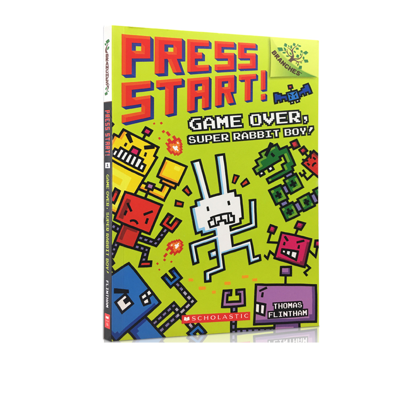 学乐大树系列 方块兔1 英文原版 press start!