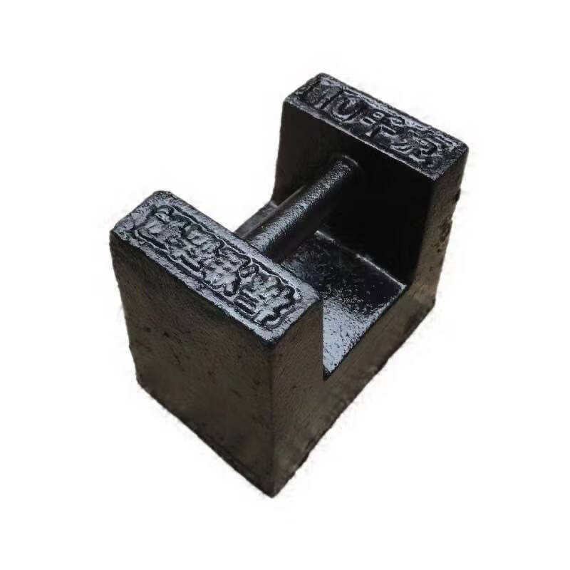 砝码25kg铸铁20kg千克地磅校准标准砝码电梯配重铁块锁型25公斤 10kg